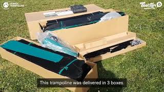 Trampoline Jump Up 460 from France Trampoline - Unboxing and demo