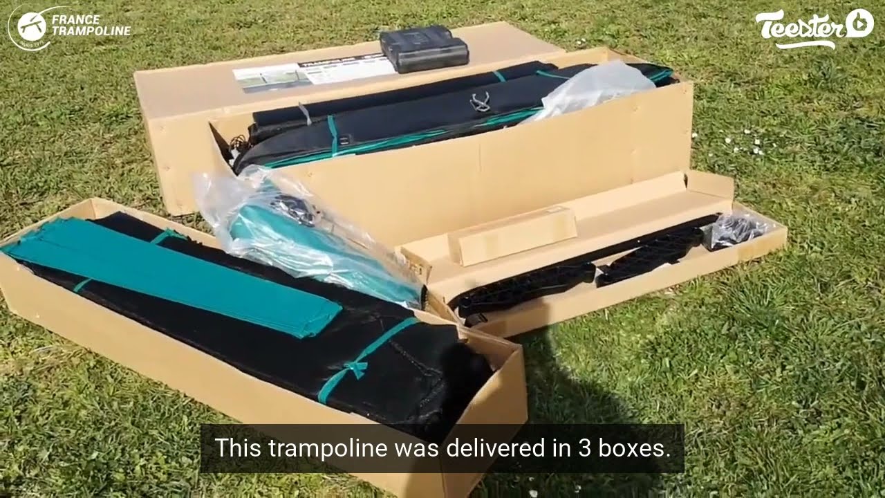 Trampoline Jump Up 460 from France Trampoline - Unboxing and demo