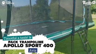 Trampoline Pack Apollo Sport 400 chez France Trampoline - Utilisation et témoignage