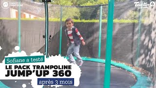 Le Trampoline de jardin Jump'Up 360 de chez France Trampoline - Expérience après 3 mois