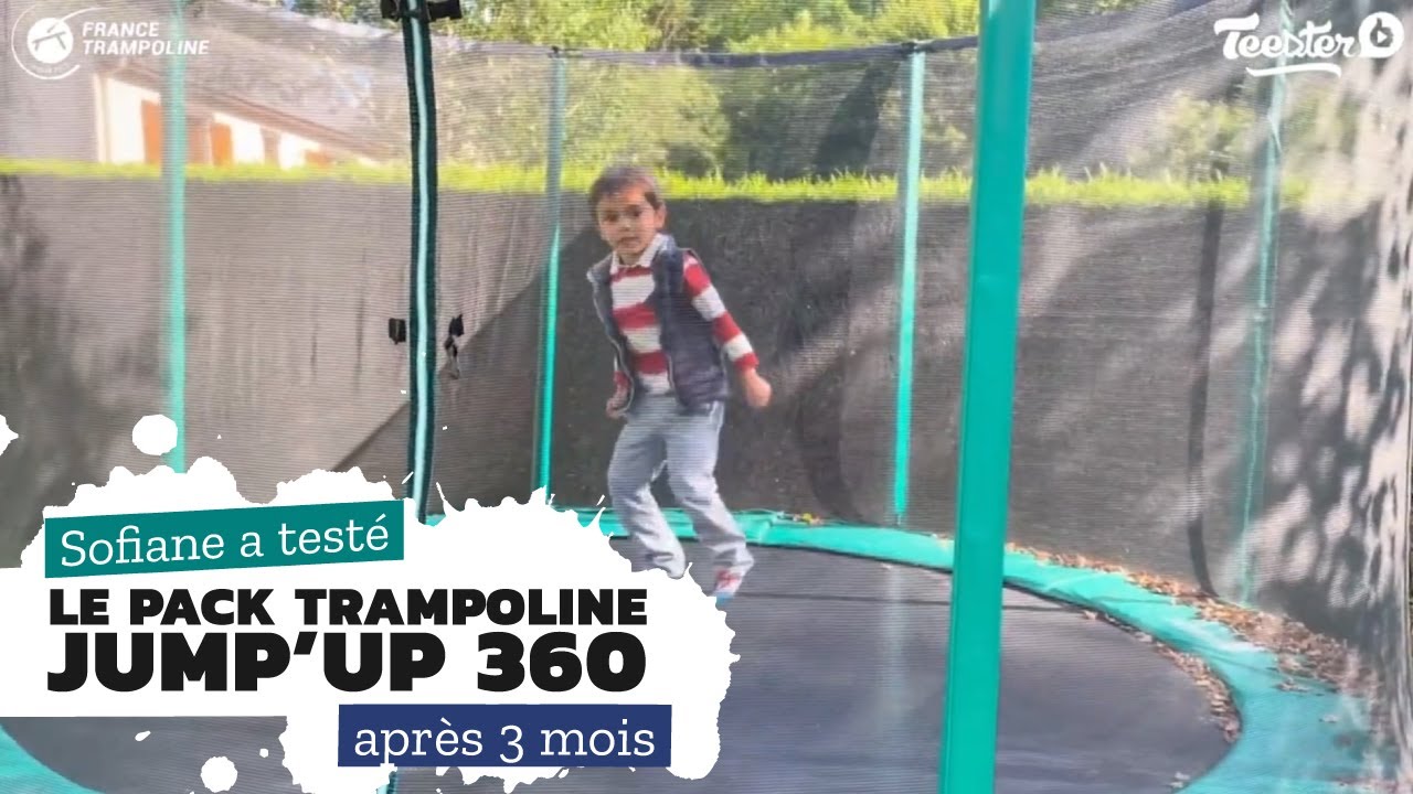 Le Trampoline de jardin Jump'Up 360 de chez France Trampoline - Expérience après 3 mois