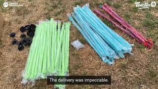 Climbing dome 300m from France Trampoline - Unboxing