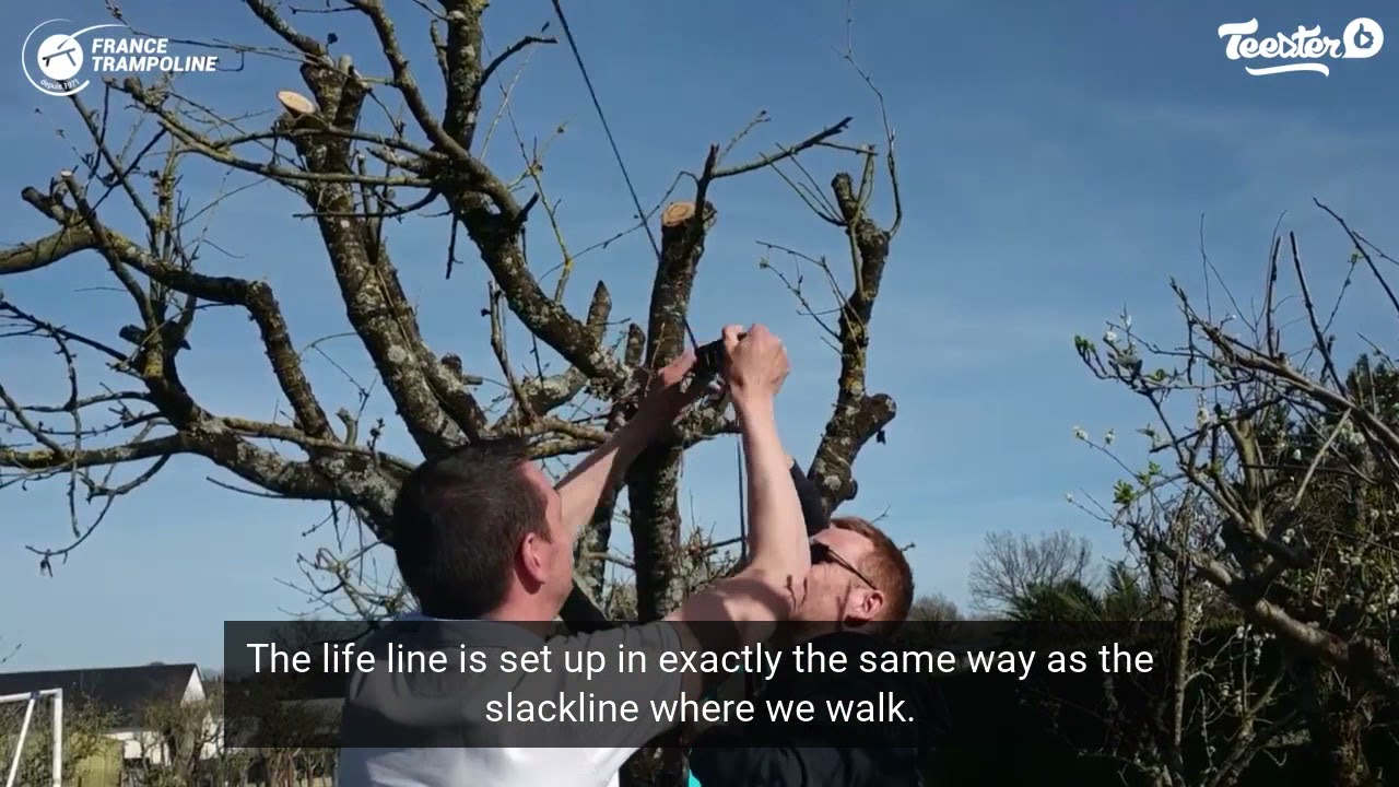 Slackline with learning kit - Customer product presentation