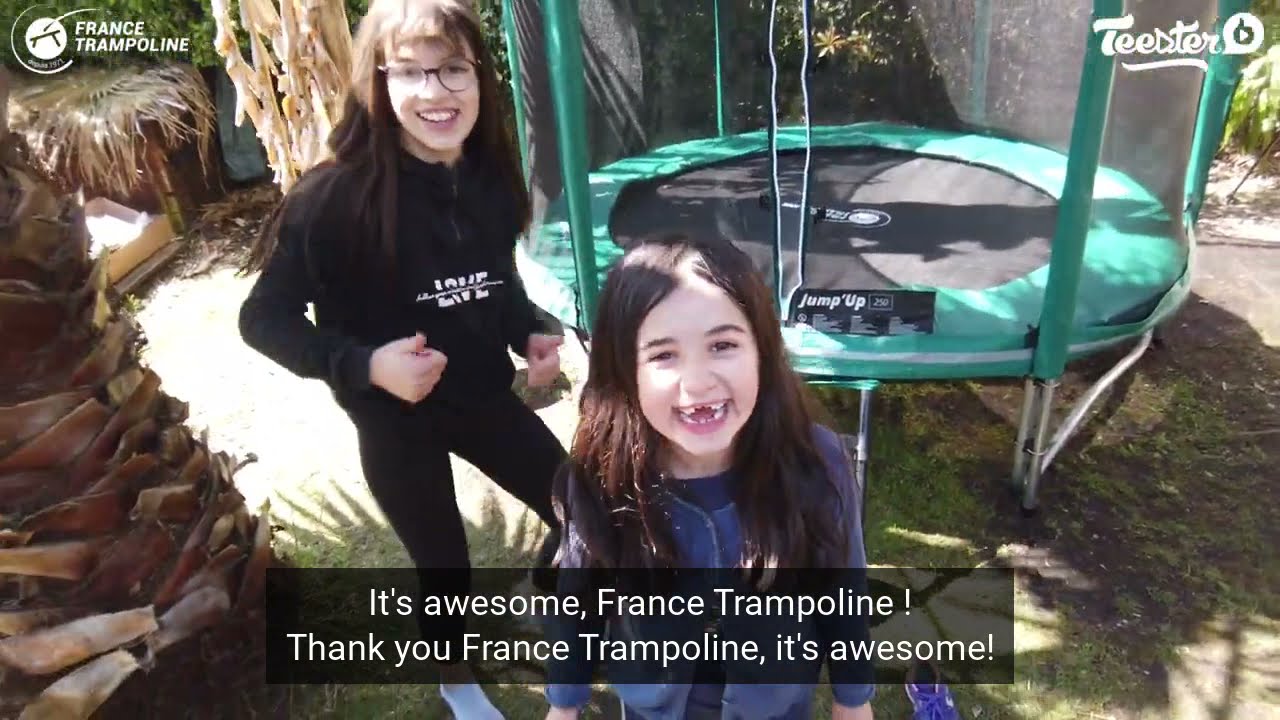 Children's trampoline for small gardens Jump Up 250 - Product overview