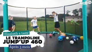 Trampoline de jardin Jump Up 460 de chez France Trampoline - Utilisation enfants & Sécurité