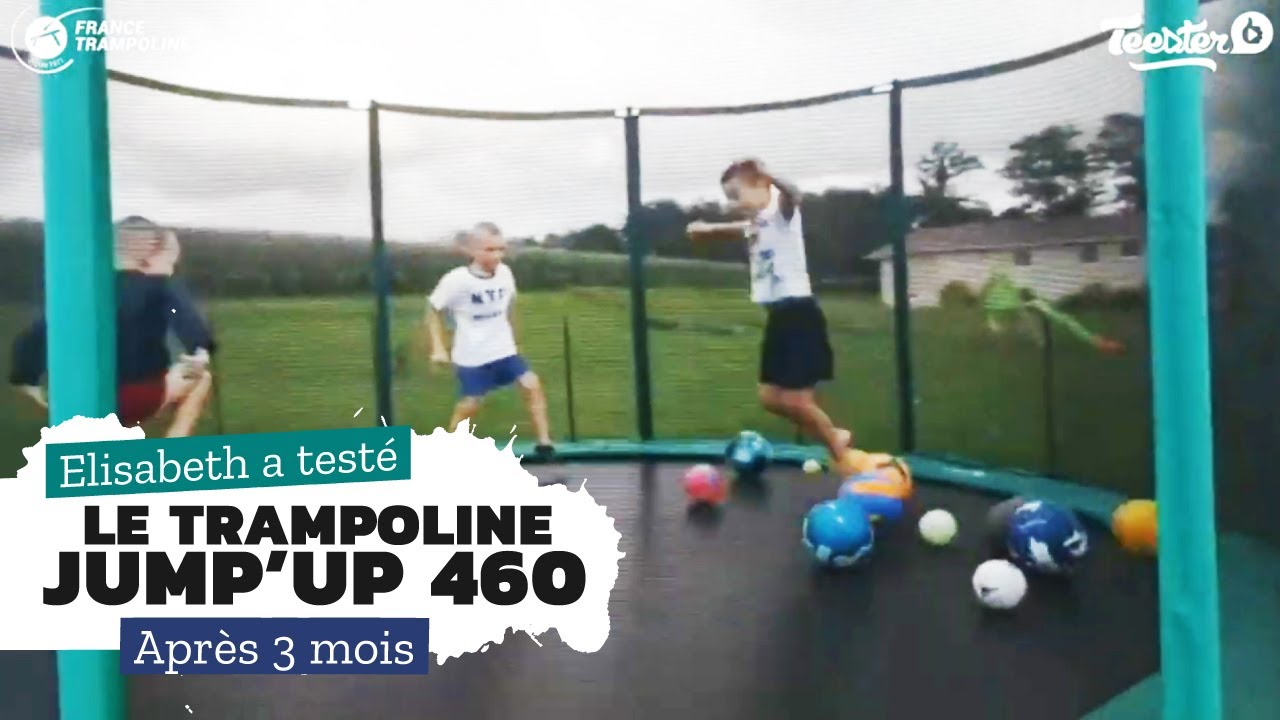 Trampoline de jardin Jump Up 460 de chez France Trampoline - Utilisation enfants & Sécurité