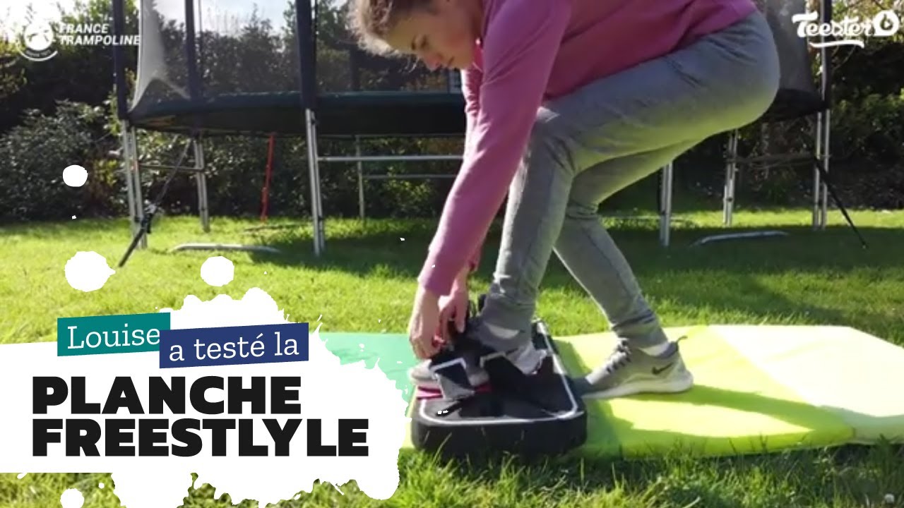 Planche Freestyle pour trampoline de jardin - Présentation client du produit