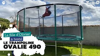 Trampoline de jardin Ovalie 490  de chez France Trampoline - Unboxing et premières impressions