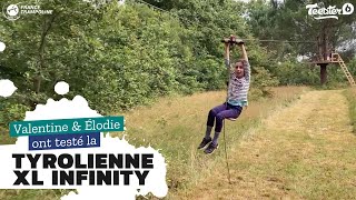 Tyrolienne XL Infinity de chez France Trampoline - Expérience après 3 mois