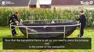 Ovalie 430 garden trampoline from France Trampoline - Assembly tutorial