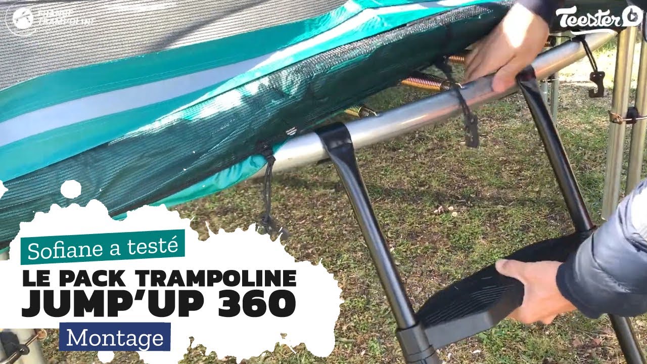 Trampoline de jardin Pack Jump 360 de chez France Trampoline - Montage