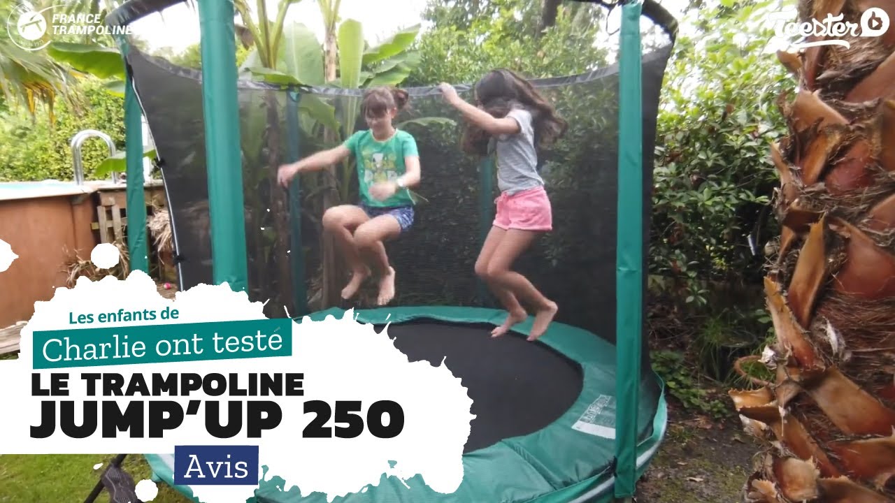 Trampoline Jump Up 250 de chez France Trampoline - Expérience après 3 mois