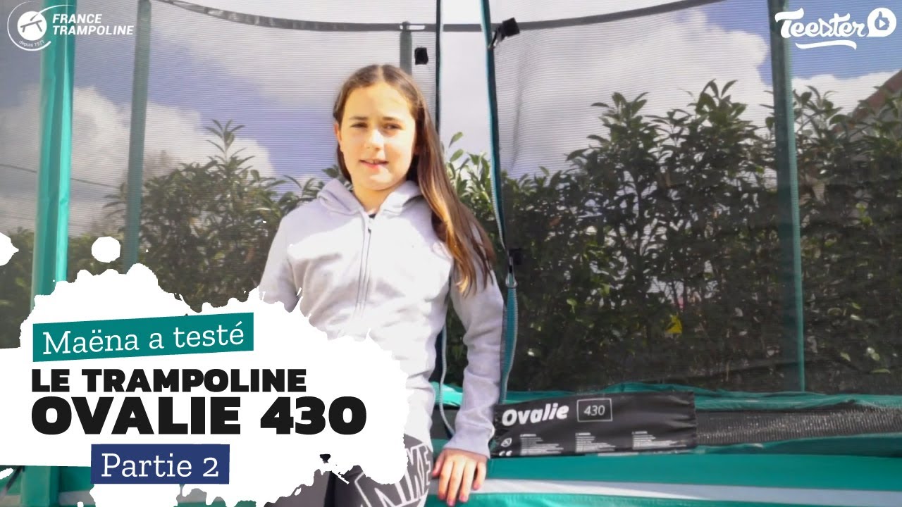 Trampoline Ovalie 430 de chez France Trampoline - Expérience après 3 mois