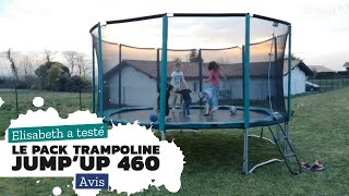 Trampoline enfant Jump Up 460 de chez France Trampoline - Unboxing et démo