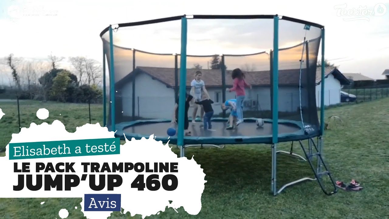 Trampoline enfant Jump Up 460 de chez France Trampoline - Unboxing et démo