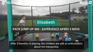 Garden trampoline Jump Up 460 from France Trampoline - 3 months experience