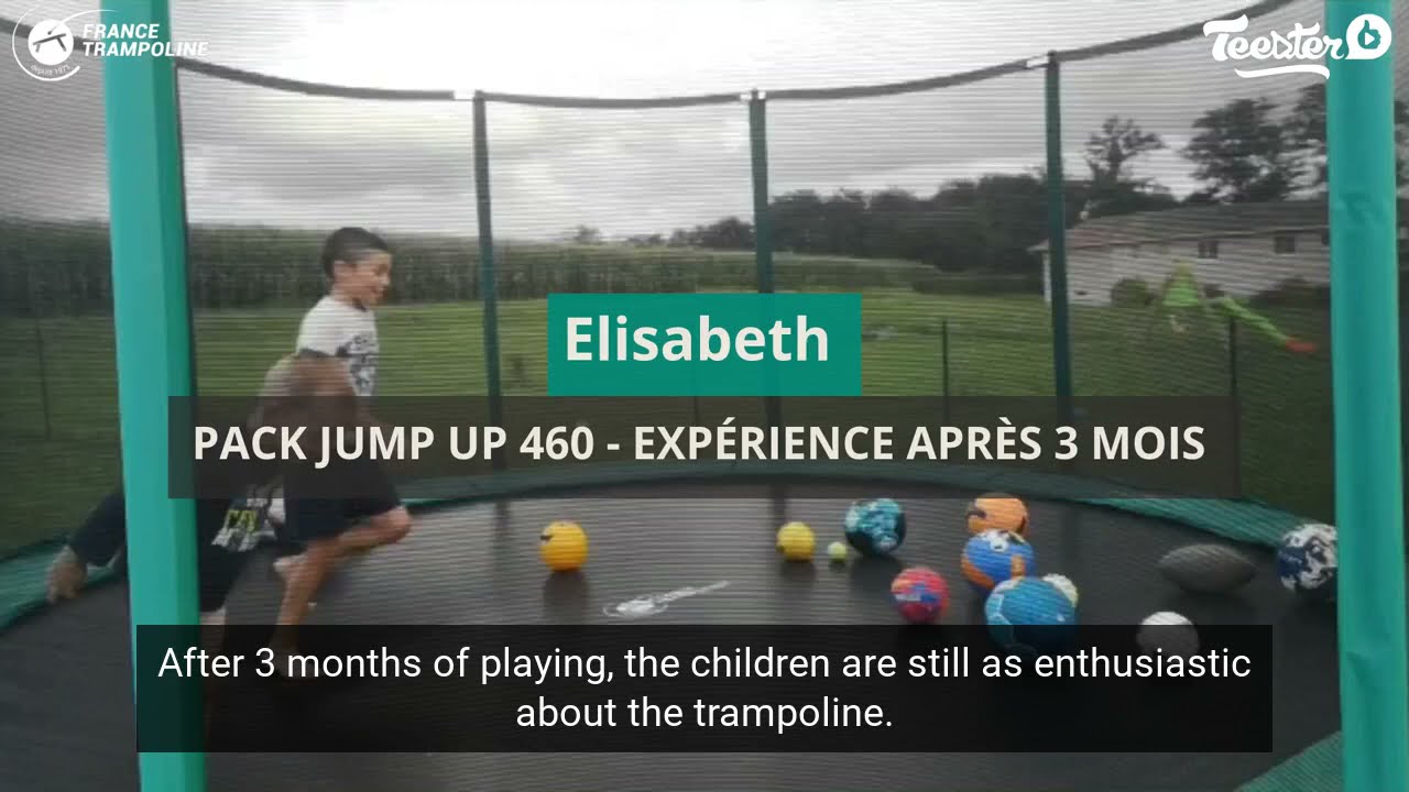 Garden trampoline Jump Up 460 from France Trampoline - 3 months experience