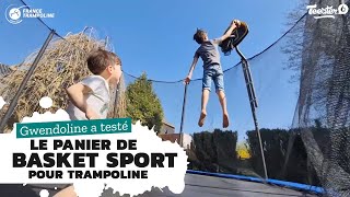 Panier de basket pour trampoline - Présentation client du produit