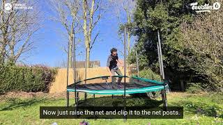 Boost'Up 390 garden trampoline from France Trampoline - Assembly and product presentation