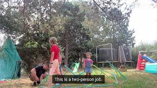 Climbing Dome 300m from France Trampoline - Assembly Tutorial