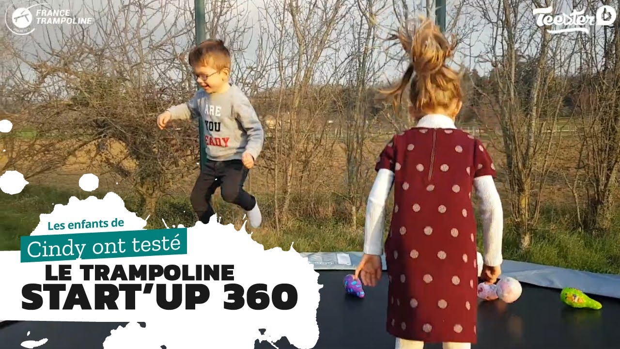 Trampoline de jardin pour enfant et sportifs Start Up 360 - Unboxing et Avis client