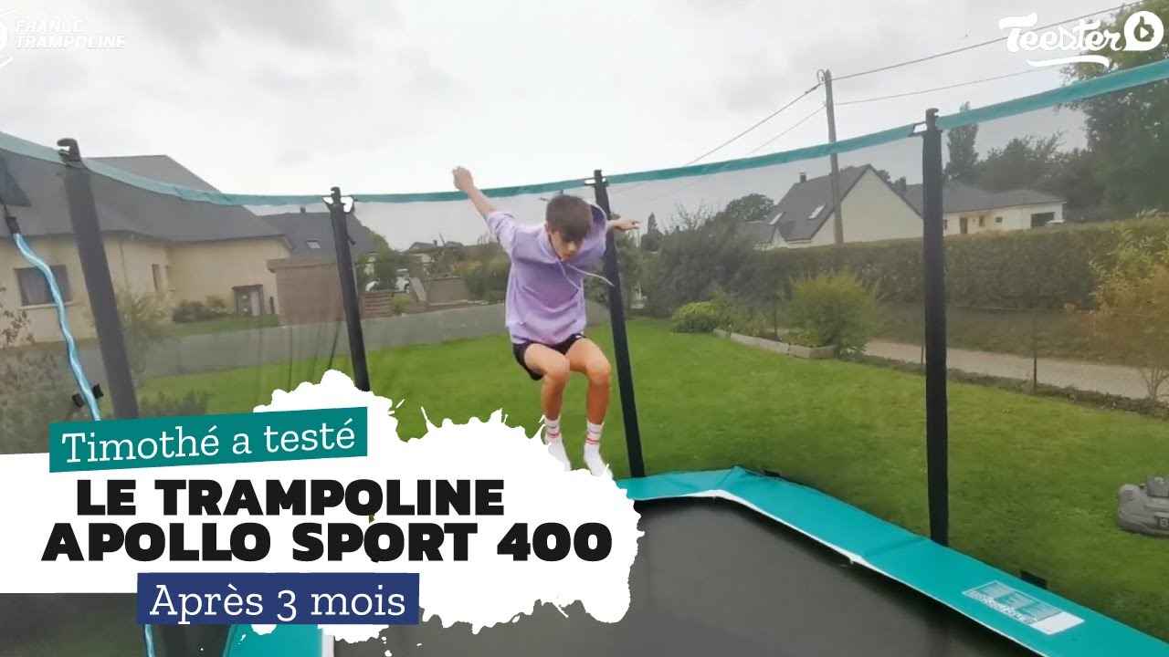 Trampoline Pack Apollo Sport 400 chez France Trampoline - Expérience après 3 mois