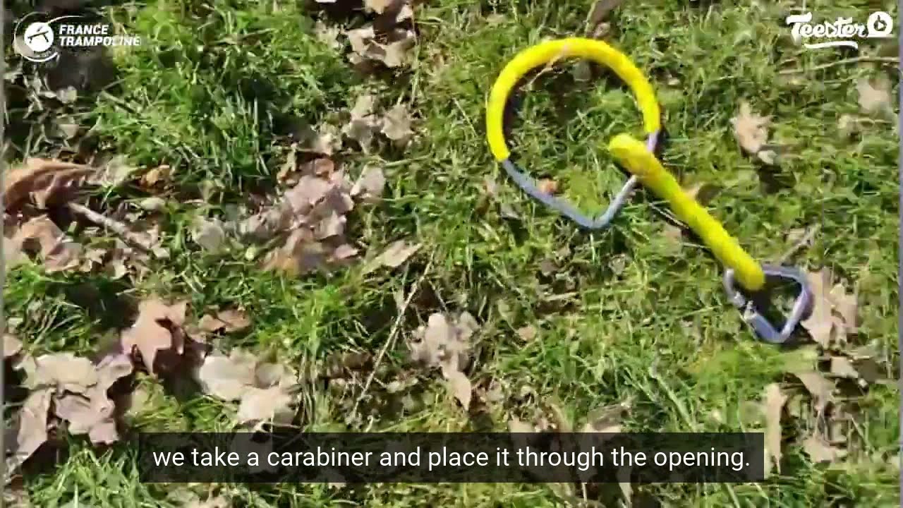 Ninja Course + Slackline from France Trampoline - Product assembly