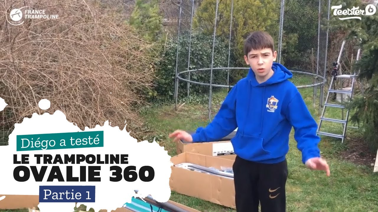 Trampoline de jardin Pack Ovalie 360 - Présentation client du produit