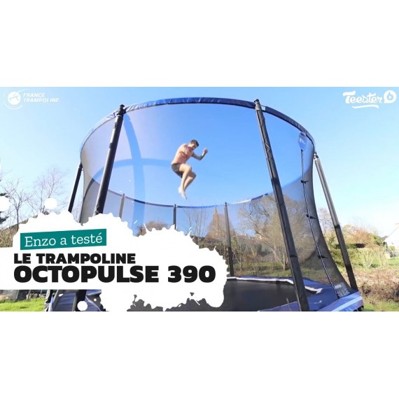 Trampoline extérieur avec filet de sécurité Octopulse 360 – 3,35 x 3,66 m -  France Trampoline