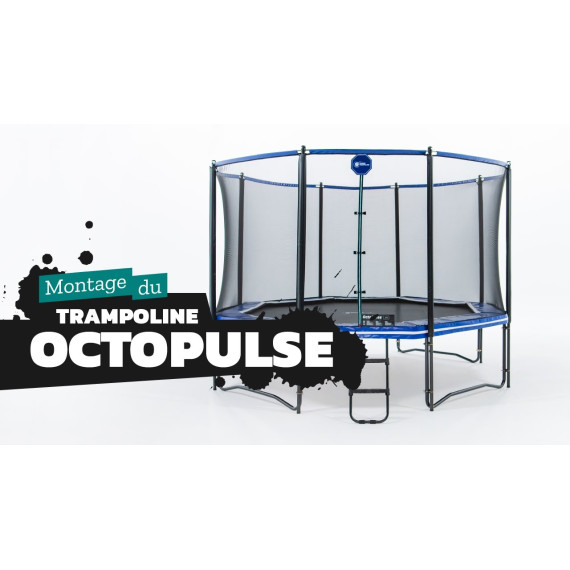 Trampoline extérieur avec filet de sécurité Octopulse 360 – 3,35 x 3,66 m -  France Trampoline