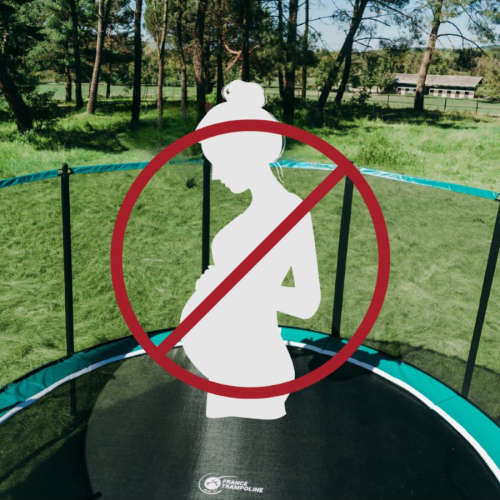 Le trampoline est déconseillé pour les femmes enceintes