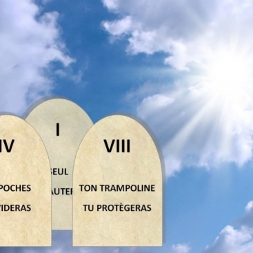 The ten commandments ... of trampolining!