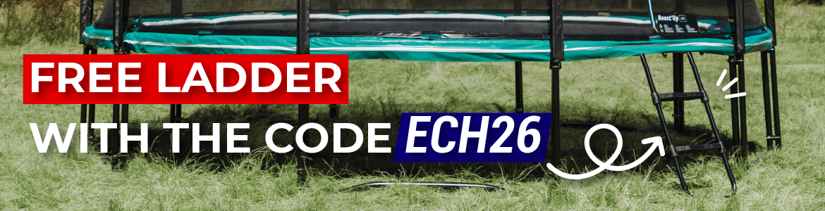 Echelle trampoline offerte en Février 2026